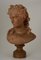 Albert-Ernest Carrier-Belleuse, Bust of Woman in Floral Crown, 1800s, Terracotta 2