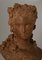 Albert-Ernest Carrier-Belleuse, Bust of Woman in Floral Crown, 1800s, Terracotta 9