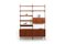 Wall Shelf System in Teak by Kai Kristiansen for FM, 1960s, Set of 13 2