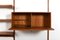 Wall Shelf System in Teak by Kai Kristiansen for FM, 1960s, Set of 13 5