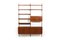 Wall Shelf System in Teak by Kai Kristiansen for FM, 1960s, Set of 13 1