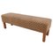 Mediterranean Upholstered Wooden Bench 5