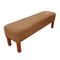 Mediterranean Upholstered Wooden Bench 3