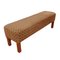 Mediterranean Upholstered Wooden Bench, Image 3