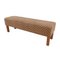 Mediterranean Upholstered Wooden Bench 1