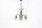 Lámpara de araña de latón, Francia, años 40, Imagen 2