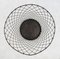 Vintage Paper Basket in Woven Wire, 1950 3