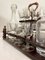 Cantina da liquore pieghevole in legno di noce intagliato a mano, inizio XX secolo, Francia, fine XIX secolo, Immagine 4