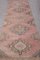 Long and Wide Vintage Turkish Stair Tread Oushak Runner Rug 4
