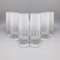 Ice Bucket with Glasses in Hand Cut Lead Crystal from Kristal, Italy, 1960, Set of 7 5
