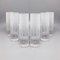 Ice Bucket with Glasses in Hand Cut Lead Crystal from Kristal, Italy, 1960, Set of 7, Image 5