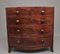 Early 19th Century Mahogany Bowfront Chest of Drawers of Nice Proportions, 1820s 1