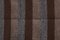 Long Turkish Kilim Runner Rug with Horizontal Stripe 7