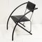 Vintage Chair in Steel and Leather , 1980 11