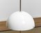 Chrome and White Acrylic Mushroom Floor Lamp attributed to Fagerhult, Sweden, 1970s, Image 6