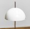 Chrome and White Acrylic Mushroom Floor Lamp attributed to Fagerhult, Sweden, 1970s 3