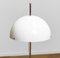 Chrome and White Acrylic Mushroom Floor Lamp attributed to Fagerhult, Sweden, 1970s, Image 3