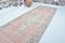 Vintage Medallion Worn Runner Rug 3