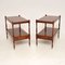 Tables d'Appoint Antiques, 1950s, Set de 2 3