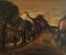 Sylvain Vigny, Rue animée au coucher du soleil, Pittura su tela, Immagine 1