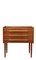 Danish Chest of Drawers in Teak with Three Drawers, 1960s, Image 1