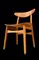Teak & Oak CH 30 Dining Chair by Hans J. Wegner for Carl Hansen & Son, 1960s 5