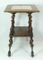 Antique Walnut and Tile Side Table 4