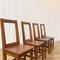 Antique Beech Chairs, 1880, Set of 4 3