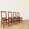 Antique Beech Chairs, 1880, Set of 4, Image 1