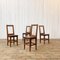 Antique Beech Chairs, 1880, Set of 4 2