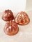 Small Italian Copper Jelly Moulds, 1910, Set of 3 2