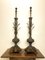 Large Bronze and Wood Sculptural Branch Shaped Table Lamps in the style of Louis Seize, France, 1890s, Set of 2 3