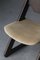 Danish Triangular Wooden Legs and Beige Seating Dining Chairs, 1960s, Set of 6, Image 7