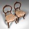 Antique English Walnut Side Chairs, Set of 2, Image 9