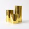 Danish Brass Cylinder Candleholders, 1970s, Set of 5, Image 1