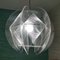 Modernist Transparent Acrylic Woven Ligh Fixture Lamp attributed to Paul Secon for Sompex, 1970s 12