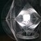 Lampada modernista in acrilico trasparente intrecciato attribuita a Paul Secon per Sompex, anni '70, Immagine 14