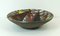 Mid-Century Italian Pottery Bowl with Sgrafitto Sailboat Motif from Fratelli Fanciullacci 1