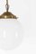 12 Globe Pendant Lamp in Opaline, Image 4