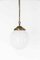 12 Globe Pendant Lamp in Opaline 1