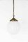 12 Globe Pendant Lamp in Opaline, Image 1