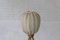 Danish Wood and Lace Tripod Cocoon Floor Lamp, 1960s, Image 3