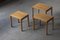 Tavolini ad incastro in quercia di Wilhelm Renz, Germania, anni '60, set di 3, Immagine 23