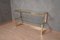 Mid-Century Italian Brass and Glass Console Table, 1970s 11