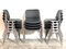 Black Dsc106 Desk Chairs by Giancarlo Piretti for Anonima Castelli, Italy, 1965, Set of 12 7