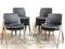 Black Dsc106 Desk Chairs by Giancarlo Piretti for Anonima Castelli, Italy, 1965, Set of 12, Image 4