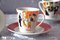 Cups and Saucers from Parisian Café Maxims, 1980s, Set of 4, Image 2