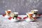Cups and Saucers from Parisian Café Maxims, 1980s, Set of 4, Image 8