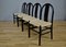 Wood & Straw Dining Chairs and Annig Sarian for Tisettanta, Italy, 1970s, Set of 4 3