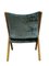 Italian Green Fabric Armchair from Dal Vera, 1960s, Image 7